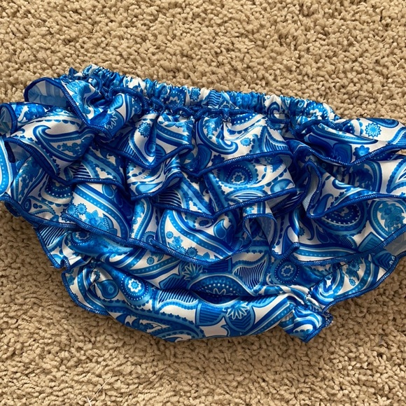 NEW Bloomer/Diaper Cover & Hat Set - Picture 2 of 5